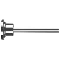 Shower Rod Curtain Holder Round Telescopic Extendable Aluminium Chrome 2298mm