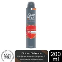 Dove Anti-Perspirant Men+Care Advanced Anti-Bac Odour Defence 72H Deo, 200ml