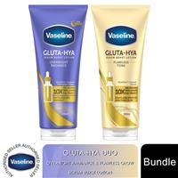 Vaseline Gluta-Hya Lotion Duo Overnight Radiance & Flawless Glow (2 x 200ml)