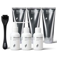 Minoxidil 5% Hair Loss Treatment For Men - Anti-Dandruff Shampoo & Derma Roller