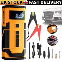 10000mAh Car Jump Starter W/ Air Compressor Pack Battery Booster Power Bank Pack