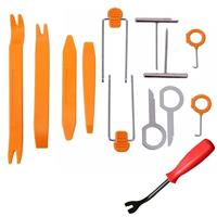 13 PCS CAR TRIM REMOVAL TOOL KIT PANEL DOOR PRY DASH INTERIOR CLIP SET PLASTIC