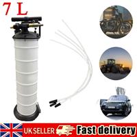 7L Oil Extractor Pneumatic Manual Tool Pump Vacuum Brake Fluid Fuel Transfer UK