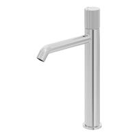 Barhroom Basin Mixer Tap Chrome Effect Round Modern Grip Handle Durable