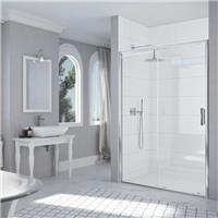 Merlyn Arysto 6 Sliding Shower Door 1000mm for Recess Installations Chrome