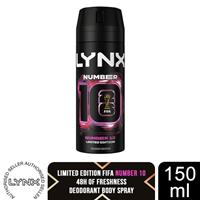Lynx FIFA Number 10 Limited Edition Body Spray 150ml Citrus Watermelon Deo