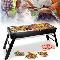 Portable Folding Charcoal BBQ Barbecue Camping Grill Travel Picnic Outdoor UK