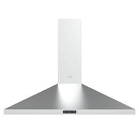 Kitchen Chimney Hood Cooker Extractor Fan Silver 5 Speeds 90cm Touch Control