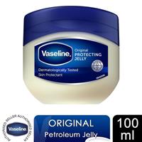 Vaseline Original Skin Protectant Petroleum Jelly for Sensitive Skin, 100ml