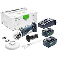 Festool Angle Grinder AGC 18-125 Li 5.2 EB Plus CL Cordless Powerful With Case