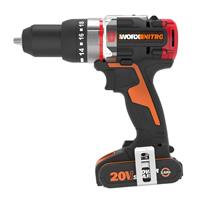Worx 20V SlammerDrill Brushless Cordless Combi Drill 2 x 2.0Ah Batteries WX354