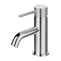 Basin Tap Mono Mixer Chrome Ceramic Cartridge Clicker Waste Bathroom Modern