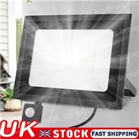 LED Floodlight PIR Motion Sensor Security Flood Light Outdoor Garden Lamp 30W