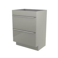 Imandra Bathroom Vanity Unit Under Sink Cabinet 2 Drawer Soft Close 60x82x45cm