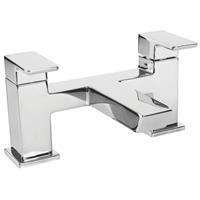 Bristan Bath Filler Tap Mixer Chrome Dual Lever 1/4 Turn Brass Bathroom Faucet
