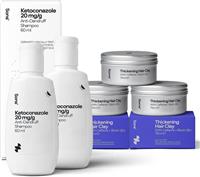Sons Anti-Dandruff Shampoo & Thickening Hair Clay for Men For Scalp Care 3-Month