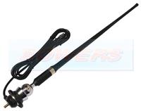 UNIVERSAL CAR RADIO/STEREO AERIAL ARIEL ARIAL RUBBER/FLEXIBLE ROOF/WING MOUNTING