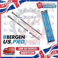 US PRO 3PC SOCKET EXTENSION BAR SET 1/4" DRIVE EXTRA LONG 75MM 150MM 225MM