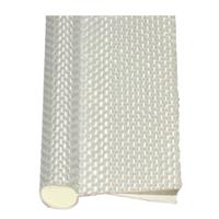 Awning Rail Piping White 6mm Double Flap + Solid PVC Core Keder