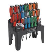 Siegen by Sealey - Hammer-Thru 44pc Screwdriver Set - Slotted Phillips Pozi TRX