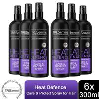 Tresemme Heat Defence Care & Protect Hair Spray for All Hair Types 270ml, 6 Pack