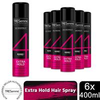 TRESemme 24 Hour Frizz Control Hair Spray, Extra Hold, 6 Pack, 400ml