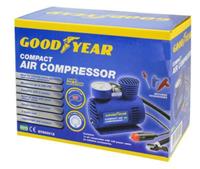 GOODYEAR Car Tyre Air Compressor Pump Bike Cycle Compact 3m Cord 12V Inflator*