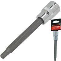 Neilsen Long Reach 125mm Allen Hex Bit Socket 7mm For Brake Calipers 1/2 Drive