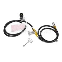 LP Propane Gas Fire Pit Valve Control System Kit Fireplace Regulator 90K BTU