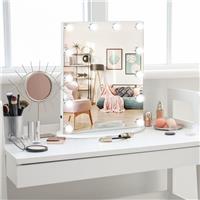 Hollywood Vanity LED Mirror Dimmable Illuminated Lights White 42cm x 14cm