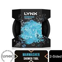 Lynx Manwasher 2-Sided Shower Tool With Two Scrubbing Option For A Better Clean