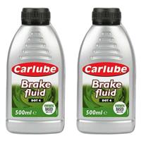 CarPlan BFL050 Brake & Clutch Fluid Dot 4 FMVSS 116 DOT 4 SAE J1704 500ml x2