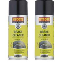 Hycote Professional Brake Clutch Aerosol Spray Cleaner Degreaser 400ml x2