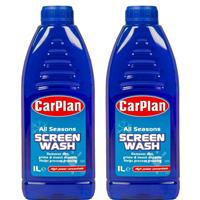 CarPlan All Seasons Concentrated Screenwash - 1L x 2