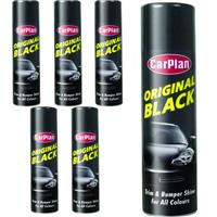 CarPlan Original Black Trim & Bumper Shine - 500ml x 6