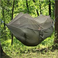 Double Person Travel Outdoor Hammock Camping Swing Hanging Bed With Mosquito Net