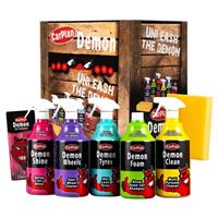 Demon 7pc Car Care Gift Pack - Includes Demon Shine, Wheels, Foam, Tyres & More