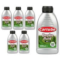 CarPlan BFL050 Brake & Clutch Fluid Dot 4 FMVSS 116 DOT 4 SAE J1704 500ml x6