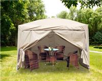3x3m Pop Up Gazebo Marquee Outdoor Garden Party Wedding Tent Canopy Patio Beige