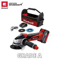 Einhell Cordless Angle Grinder 115mm 18V With Battery Charger Kit Refurb GRADE A