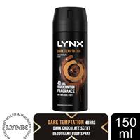 Lynx Body Spray Dark Temptation 48-H High Definition Fragrance Deo, 150ml