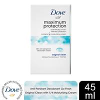 Dove AP Deo Maximum Protection Original Clean with Moisturising Cream, 45ml