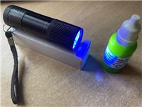 20ml UV Dye & Torch Leak Detection Dye Car Radiator Coolant FREE BATTERIES