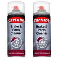Carlube Brake & Parts Clutch Components Tools Cleaner Degreaser Spray 400ml x2