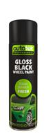 Autotek Gloss Black Wheel Multi-Purpose Spray Paint Tough Durable Finish 500ml
