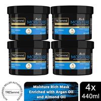 Tresemme Moisture Rich Mask Enriched with Argan Oil and Almond Oil, 4x of 440ml