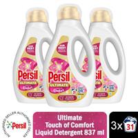 Persil Ultimate Liquid Detergent Touch of Comfort Stain Removal 31W 837ml, 3pk