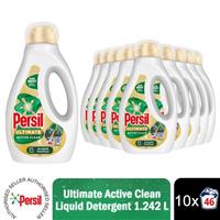 Persil Ultimate Liquid Detergent Active Clean Stain Removal 46W 1.242 L, 10 Pack