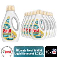 Persil Ultimate Liquid Detergent Fresh & Mild for Stain Removal 46W 1.242L, 10pk