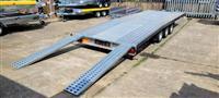 Car Transporter Trailer Tripple Axle 6m x 2.1m 20ft x 6.9ft 3500kg ALU MIDDLE BL